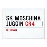 SK MOSCHINA JUGGIN  Invitations