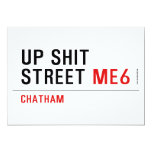 Up Shit Street  Invitations