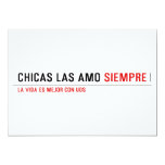 Chicas las amo  Invitations
