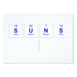 SUNS
   Invitations