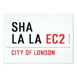 sha la la  Invitations