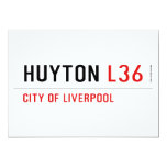 Huyton  Invitations