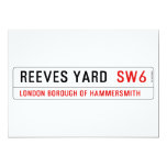 Reeves Yard   Invitations