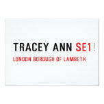 Tracey ann  Invitations