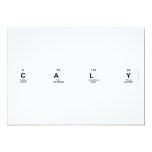 C A L Y  Invitations