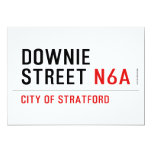 Downie Street  Invitations