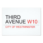 third avenue  Invitations
