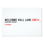 welcome hall lane  Invitations
