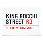 king Rocchi Street  Invitations