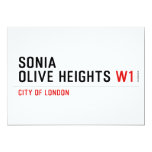 Sonia olive heights  Invitations