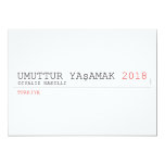 umuttur yaşamak  Invitations