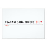 Tsakani Sana Bonolo   Invitations