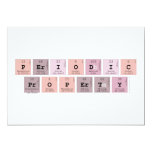 Periodic
 property  Invitations