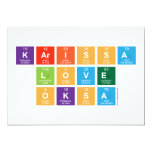 Karissa
 Love
 Oksa  Invitations