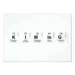Kiming  Invitations