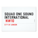 SQUAD ONE SOUND INTERNATIONAL   Invitations