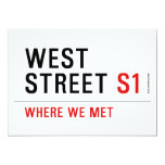 West Street  Invitations