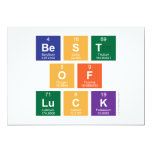 Best
 Of
 Luck  Invitations