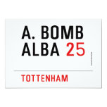 A. BOMB ALBA  Invitations