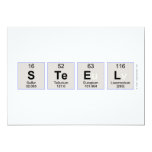 STEEL  Invitations