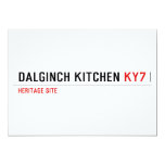 Dalginch Kitchen  Invitations