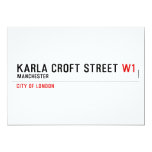 Karla Croft Street  Invitations