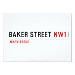 Baker Street  Invitations