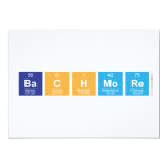 Bachmore  Invitations