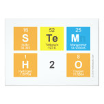 STEM
 H2O  Invitations