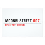 Moonbi Street  Invitations