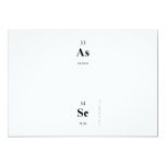 As
 
 Se  Invitations