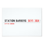 Station barbers   Invitations