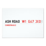 Ash road   Invitations