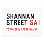 Shannan Street  Invitations