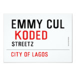 EMMY CUL   Invitations