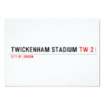 Twickenham Stadium  Invitations