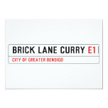 Brick Lane Curry  Invitations