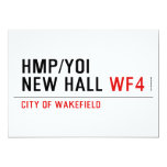 HMP/YOI  NEW HALL  Invitations