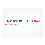 Gravenshaw Street  Invitations