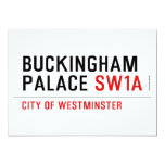BUCKINGHAM PALACE  Invitations
