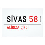 SİVAS  Invitations