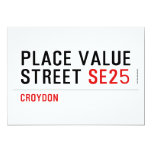 Place value Street  Invitations