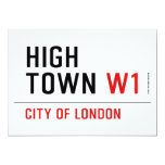HIGH TOWN  Invitations