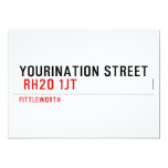 YOURINATION STREET    Invitations