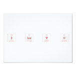 I Lu V U  Invitations
