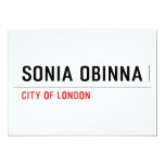 SONIA OBINNA  Invitations