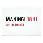 MANINGI  Invitations