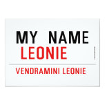 my  Name   Invitations