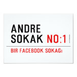 ANDRE SOKAK  Invitations