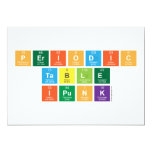 Periodic
 Table
 ipunk  Invitations
